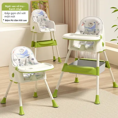 FOOTBABY | Ghế Ăn Bé Gấp Đơn Giản Di Chuyển