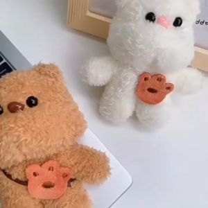 Gantungan Kunci Boneka Beruang Pipi Chubby Lucu Gemas MCEW4567