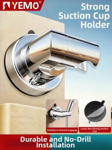 YEMO | Suction Cup Shower Head Bracket Adjustable Mobile
