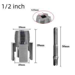 12 Inch 34 Inch Water Pipe Tapping Threader PPR PVC Wire Opener Sturdy Alloy for DIY Home Construction Plumbing Work