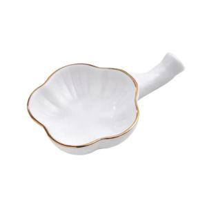 Elegant European Ceramic Gold-Edged Dual-Purpose Chopsticks Holder for Home Hotel Dining Table Versatile Spoon Rest Flavor Dish