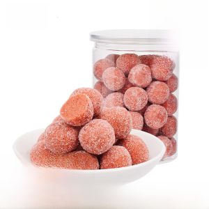  Beijing Specialty Hawthorn Snow Ball Snack Leisure Candy Jar Packaged 368g Hawthorn Ball Confectionery from China