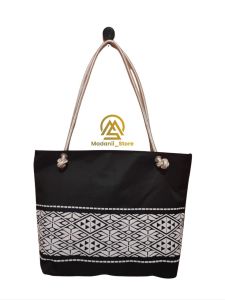 Tas Selempang Wanita Totebag Bahan Kanvas Anti Air