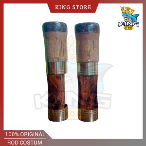 KING* Reelseat Wooden Spinning