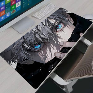 Bandai | Mouse Pad Cool Anime Jujutsu Kaisen Gojo Satoru Large Gaming Mousepad Gamer Laptop Keyboard Mat Computer Cabinet Desk Mat