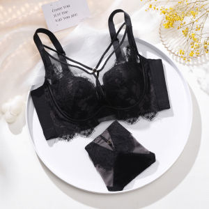 Adjustable Thin Womens Bra Comfortable Breathable Soft Steel Ring Wireless Gathered Anti-Sagging Side Breast Reduction Chest Strapless Underwear