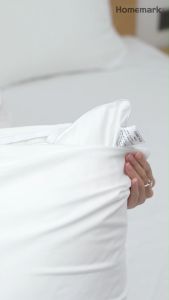 Bảo Vệ Gối Khách Sạn Homemark 50x70cm - Kháng Nước Chống Bụi Khóa Kéo Tiện Lợi