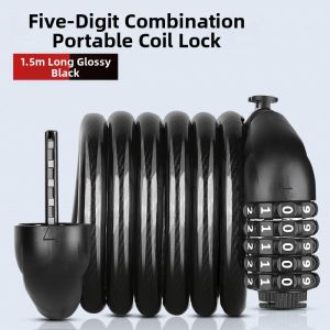 Anti-theft Long Cable Portable Bicycle Lock