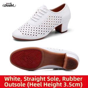 DANBAOLUO | Soft Sole Breathable Leather Dance Shoes for Women