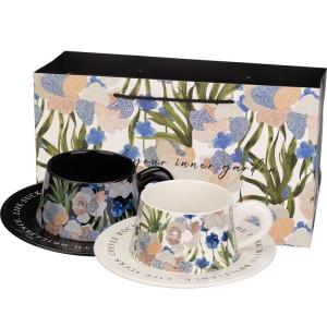 Modern Housewife Coffee Cup And Plate Set High End New Home Moving Gift Wedding Ceremony Ceramic Cups with Geometric Pattern