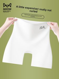 MiiOW | Cat Woman Safety Pants Summer Women Prevent Exposure New 2025 Ice Silk Seamless Underwear Two-In-One Tummy Control Butt Lifting Base Layer Pants