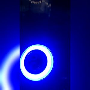 Lampu Tembak 2LED Sorot Bulat CWL HI LOW LED 2 Mata Lensa 4D