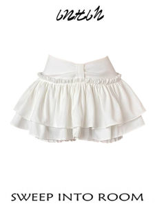 Váy Ngắn Chữ a Màu Trắng Phong Cách Ballet Cho Nữ Đầu Xuân Mới Pure Desire Hot Bé Gái Váy Ngắn Bồng Bồng Kiểu Bánh Váy Ngắn Chữ a