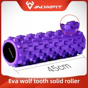 Solid Gear Massage Bar Wolf Tooth Yoga Equipment Column Massage Relaxation Muscle Roller Tube Fitness Roller Leg Slimming Foam Roller