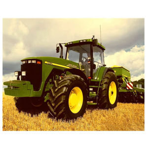 Jigsaw Puzzle for Adults 1000Pieces Tractor Scenery Artwork Mindful Game Stress Relief Decor Gift