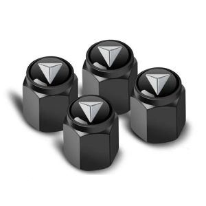For Deepal L07 S07 G318 S05 EV Alloy Material Car Wheel Tire Air Valve Caps Stem Cover With Brand Accessories 4 Pieces