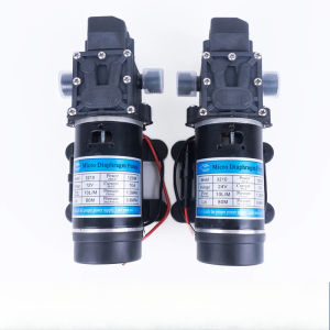 12V 24V 100W 120W 10L / Min Water High Pressure Diaphragm Self-priming Pump Sprayer Car Wash