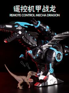 (มีสต๊อกพร้อมส่ง)ขนาดใหญ่พิเศษรีโมทคอนโทรลไดโนเสาร์ของเล่นเด็กชาร์จอัจฉริยะ Tyrannosaurus Rex จำลองสัตว์หุ่นยนต์ 3-6 ปี