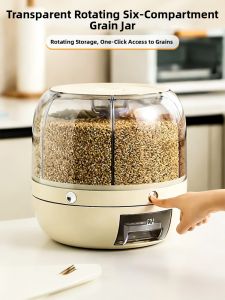 Rotatable Airtight Grain Storage Box