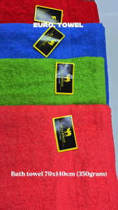 Bath Towel 70x140cm 100% Cotton Water Absorbent Towel Light Weight 350gram Travel Towel