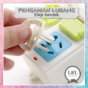 Penutup Colokan Listrik Bayi Pengaman Stop Kontak Pelindung Tutup Stop Kontak Socket Cover Electrical Safety 2 Kaki dan 3 Kaki