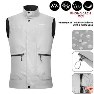 WOSAWE | WOSAWE Áo Phản Quang Cho Xe Máy Tầm Nhìn Ban Đêm Chống Gió Chống Thấm Nước Áo Gilet Nam Nữ Đi Xe Đạp Chạy Đi Bộ Áo An Toàn