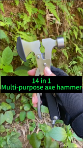 MEGA DISCOUNT】14-in-1 Multitool Pliers with Hammer & Knife Foldable Stainless Steel Camping Car Emergency Survival Kit