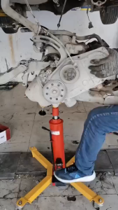 【Dual Pump】Unicorn 0.6T Hydraulic Telescoping Transmission Jack High Lift 2-Stage Floor Jack Stand Garage Lift Hoist