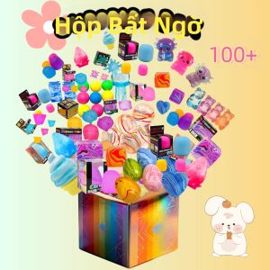 Hộp Đồ Chơi Bất Ngờ 100+ Món Nhiều Loại Đồ Chơi Mềm Dẻo Hộp Bí Ẩn Đồ Chơi Giảm Stress Quà Tặng Tiệc Tùng Thú Vị Dành Cho Lứa Tuổi Từ 14 Trở Lên