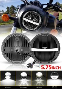 Đèn Pha LED Chiếu Sáng Đa Năng Cho Xe Máy Hai Màu 12V 24V Dùng Cho Xe ATV Xe Tay Ga Đèn Sương Mù Đèn Phụ Trợ Sử Dụng Ngoài Đường