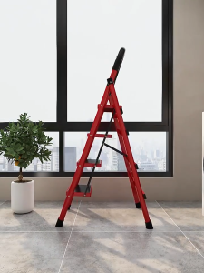 3/4/5/6 steps Ladder Foldable Aluminum Heavy Duty Thicker Household Step Ladder Multifunction Portable