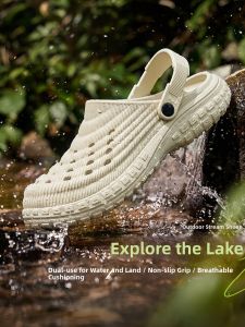 RUNROU | Non-Slip Odor-Resistant Comfortable Covered Toe Slippers