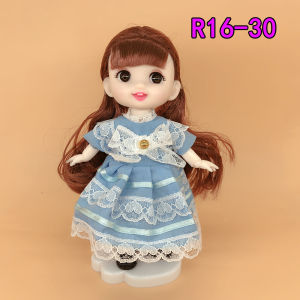 Fashionable Clothes Dollhouse Accessories for Girls Birthday Gifts BJD Princess Dolls 16cm 8 Parts Changeable Clothes