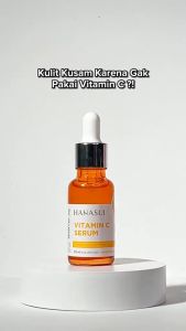 HANASUI SERUM VITAMIN C 20ml I Serum Double Brightening I Serum pencerah wajah dengan vit.C