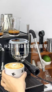 Máy pha cà phê Espresso Cappuccino Latte - Dòng chuyên nghiệp thích hợp dùng văn phòng- quán cà phê . Thương hiệu Mỹ cao cấp HiBREW - H21
