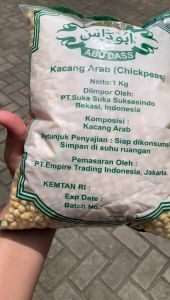 Kacang Arab Asli 1kg Matang: Diet Sehat & Camilan