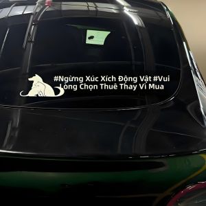 Dán Xe Phản Quang Chống Nước Bảo Vệ Động Vật