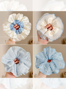 PINK EMPRESS | Gentle Style Crinkle Scrunchie Hair Band for Buns and High Ponytails