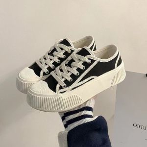 [ Top Sale ] Sepatu Sneakers Wanita Bertali Korea Import Kasual Bisa COD GRATIS ONGKIR Adele Series MS012