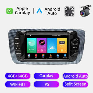Android 15 Auto Radio For Seat Ibiza MK4 6j 2009-2013 Car Multimedia Player Navigation GPS Stereo Carplay BT 5.0 RDS Head Unit