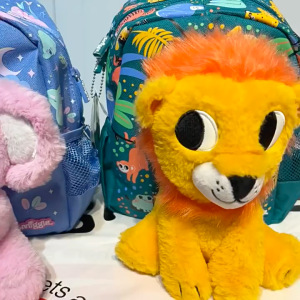 ⚡ พิกัดจิ้มเลยค่าา กระเป๋าเป้เด็ก ลายการ์ตูน ตุ๊กตาติดกระเป๋าสามารถถอดออกได้ ขนาด 10 นิ้ว