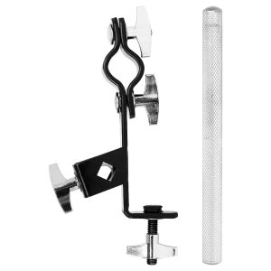 Cowbell Holder Clamp Bracket Drum Tambourine Zinc Alloy Multi-Function Stand Expansion Clip Percussion Instrument Accessories