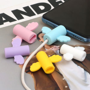1/5Pairs Cellphone Charger Cable Protector Cover Anti-Breaking Cute Charging Wire USB Cable Protective Sleeve for IPhone Samsung Android