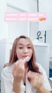 LANBENA Lip Balm Mask Liptint Rose/Orange/Hyaluronic Acid -Melembabkan Alat Pencerah Perawatan Bibir Pelembab Tahan Lama BPOM