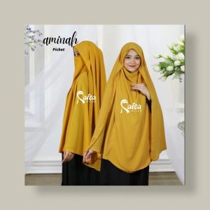 KHIMAR INSTAN AMINAH CROCET CERUTY BABYDOLL