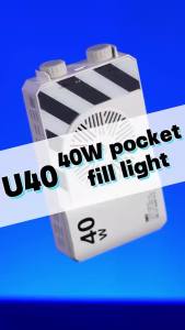 Đèn LED Quay Phim 40W Với CRI/TLCI 96+ Bi-Color 2700-6200K Pin 6400mAh Đèn Video Di Động Cho Chụp Ảnh Trên Máy Quay