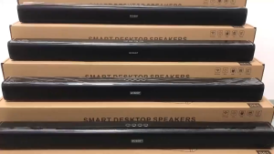 ลำโพงทีวี บลูทูธ น้ำหอม การแขวน แบตเตอรี่ ในตัว และทีวีและคอมพิวเตอร์ ลำกายสีเหลี่ยม ราคาลดลง 1,399 บาท