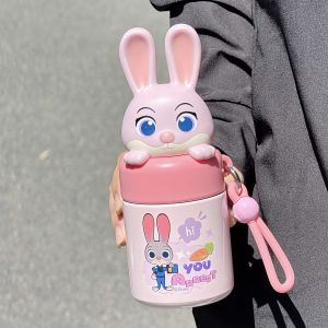 Cốc Giữ Nhiệt Dành Cho Bé Gái Xinh Xắn - Hợp Tác Crazy Animal City