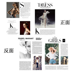 ผ้าฉากหลังสำหรับถ่ายภาพนิตยสารภาษาอังกฤษถ่ายภาพอาหารและเครื่องดื่มการตกแต่งสไตล์ INS การ์ดถ่ายรูปอุปกรณ์ประกอบฉากเครื่องประดับ