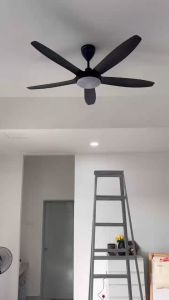 INOVO New A1 LED DC ceiling fan with light 40/56 inches 5-Blade 16-Speed Silent Fans 9800CFM Remote control 5-year warranty